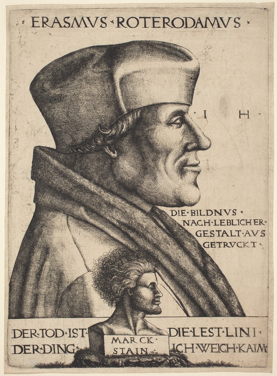 Erasmo de Rotterdam de Hieronymus Hopfer