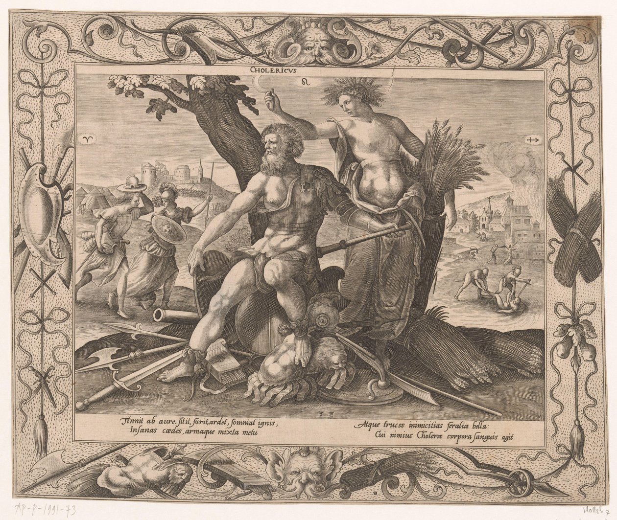 Cholerisch
Vier temperamenten (título de la serie) de Hieronymus Lederer
