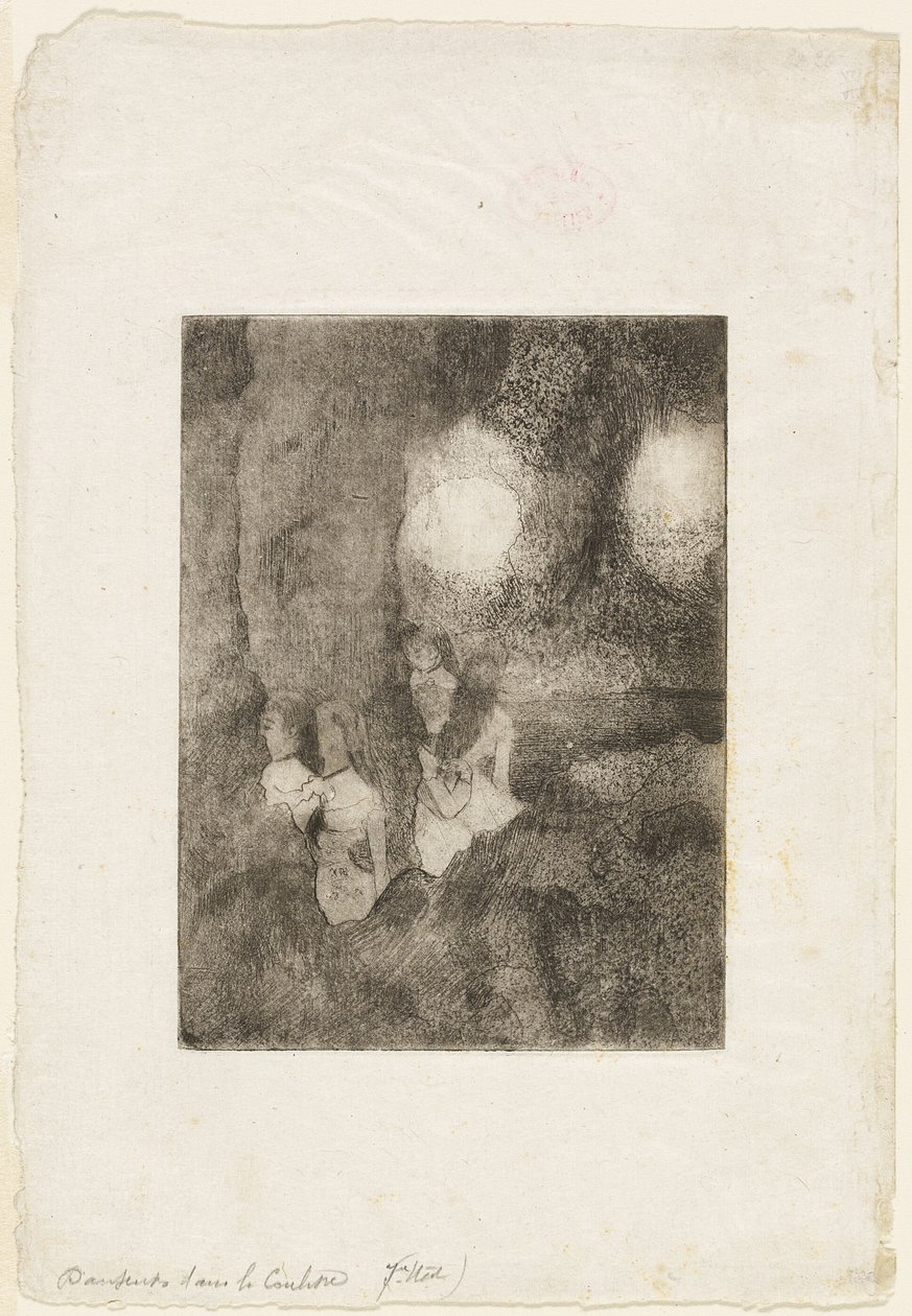 Bailarinas en las alas de Hilaire Germain Edgar Degas