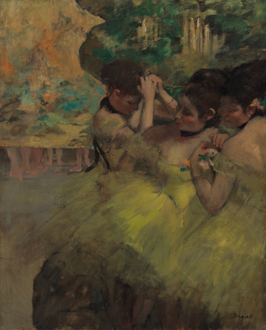 Bailarinas amarillas (In the Wings) de Hilaire Germain Edgar Degas