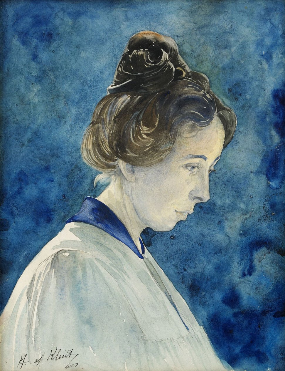 Autorretrato, c. 1890 de Hilma af Klint