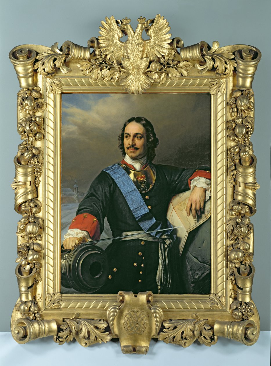 Pedro I el Grande (1672-1725) 1838 de Hippolyte Delaroche