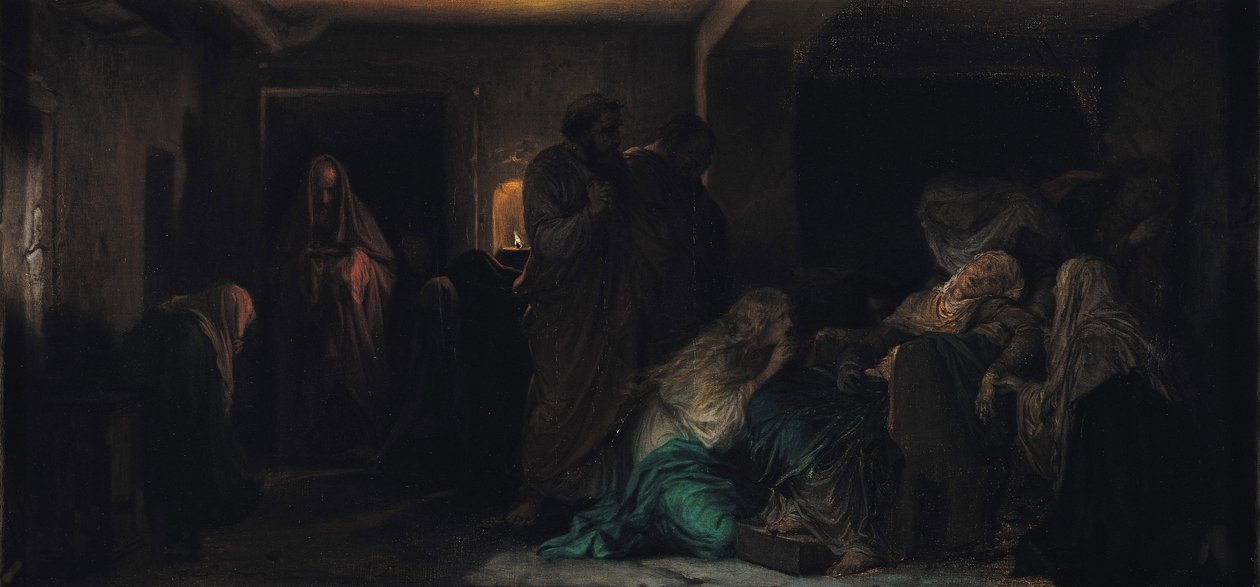 La Virgen desmayada, 1856 de Hippolyte Delaroche
