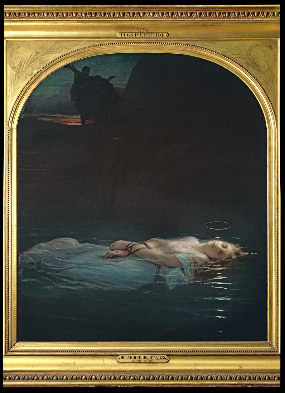 La joven mártir, 1855 de Hippolyte Delaroche