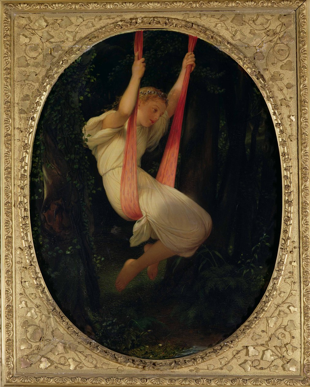 Niña en un columpio, 1845 de Hippolyte Delaroche