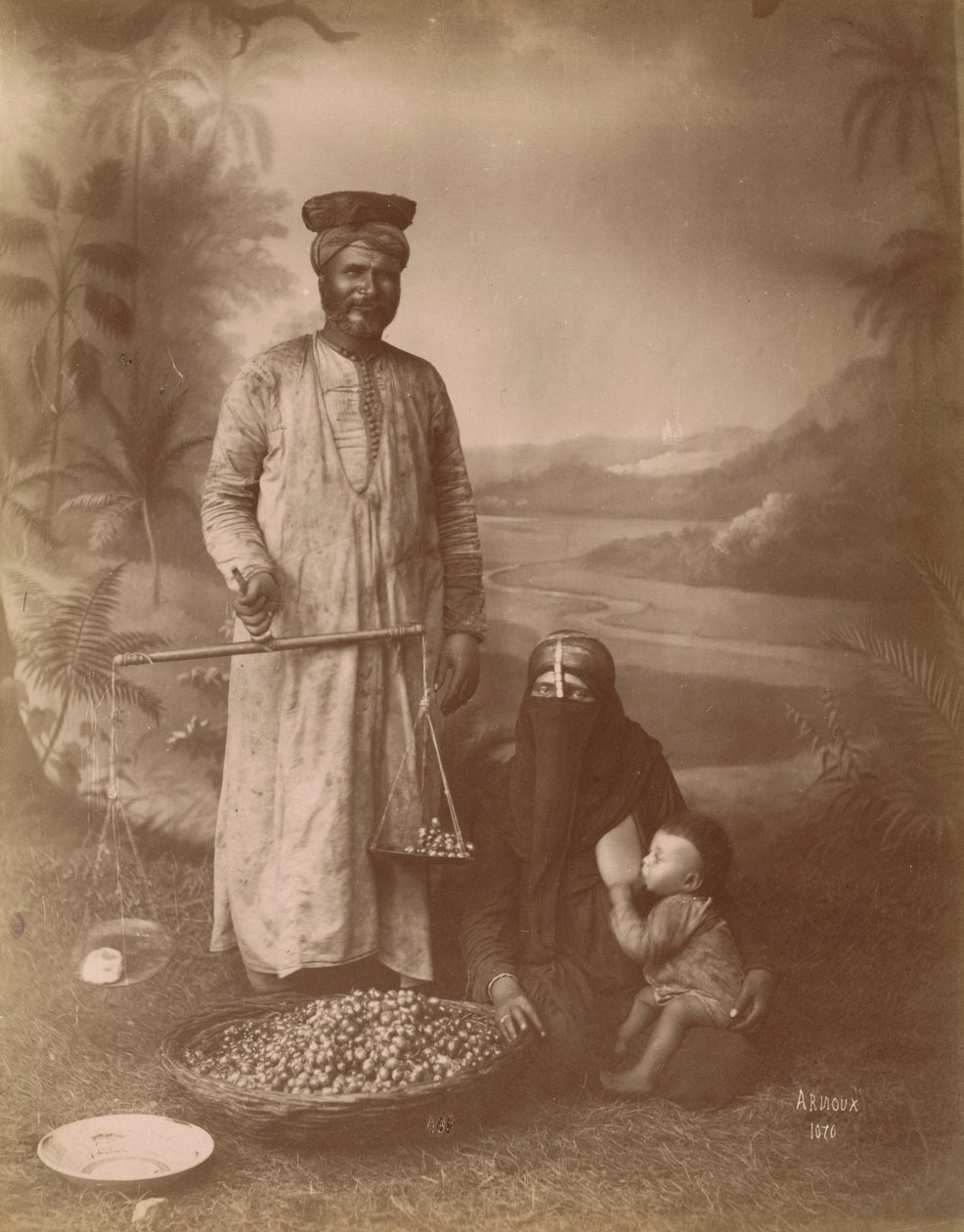 Familia del Medio Oriente de Hippolyte Arnoux