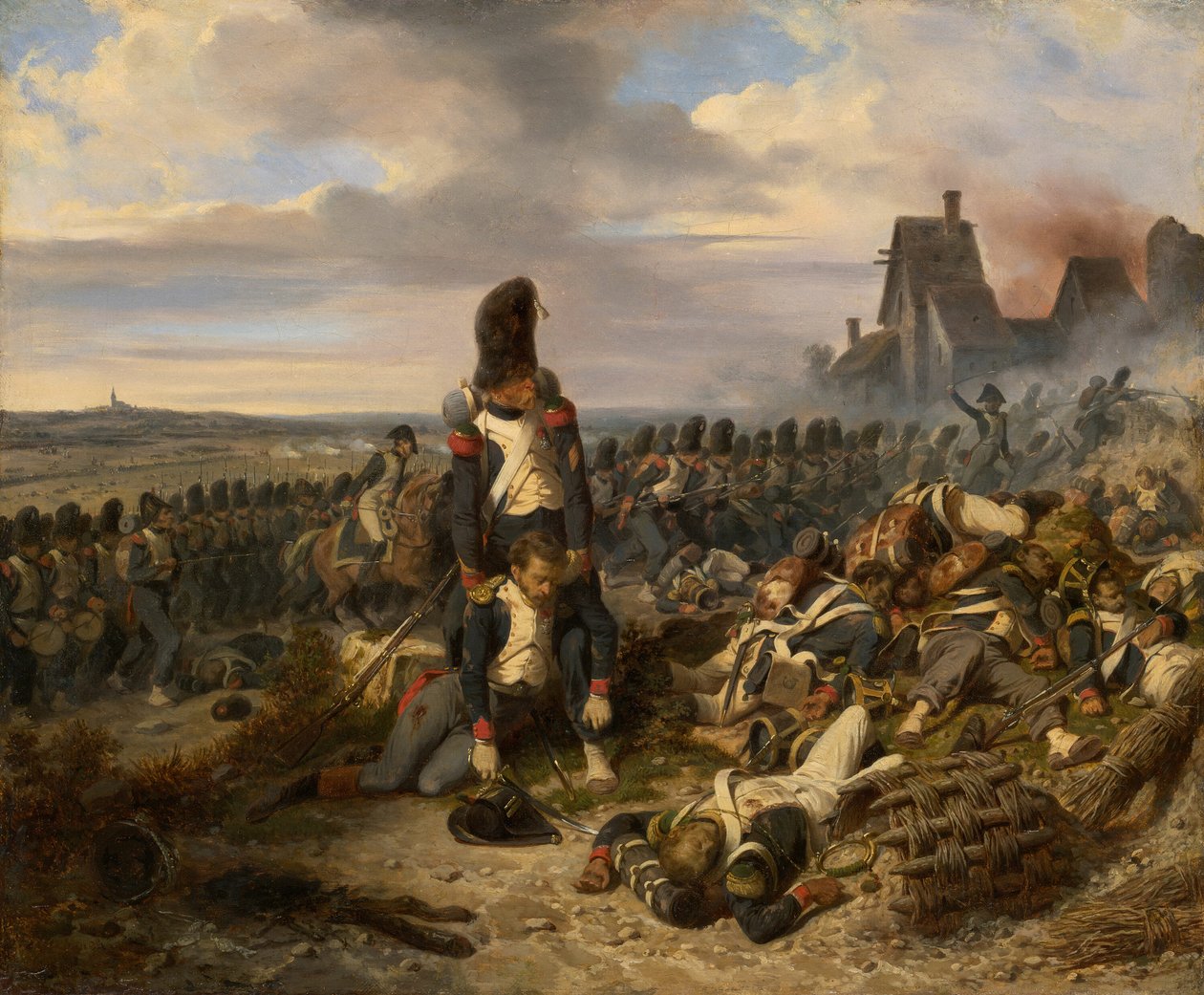 Escena de batalla, c. 1825 de Hippolyte Bellange