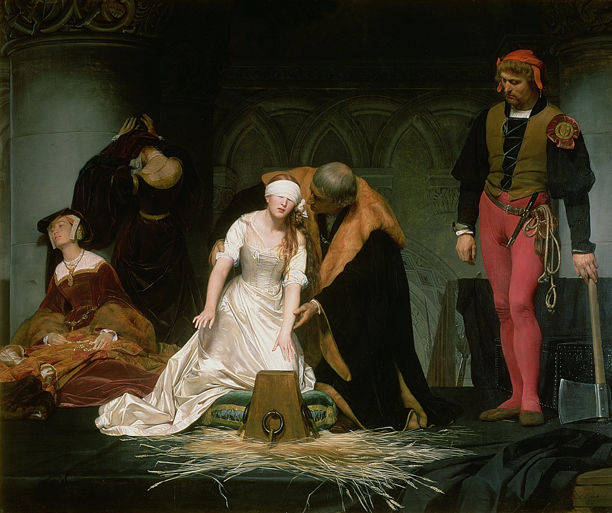 La ejecución de Lady Jane Grey de Hippolyte Delaroche