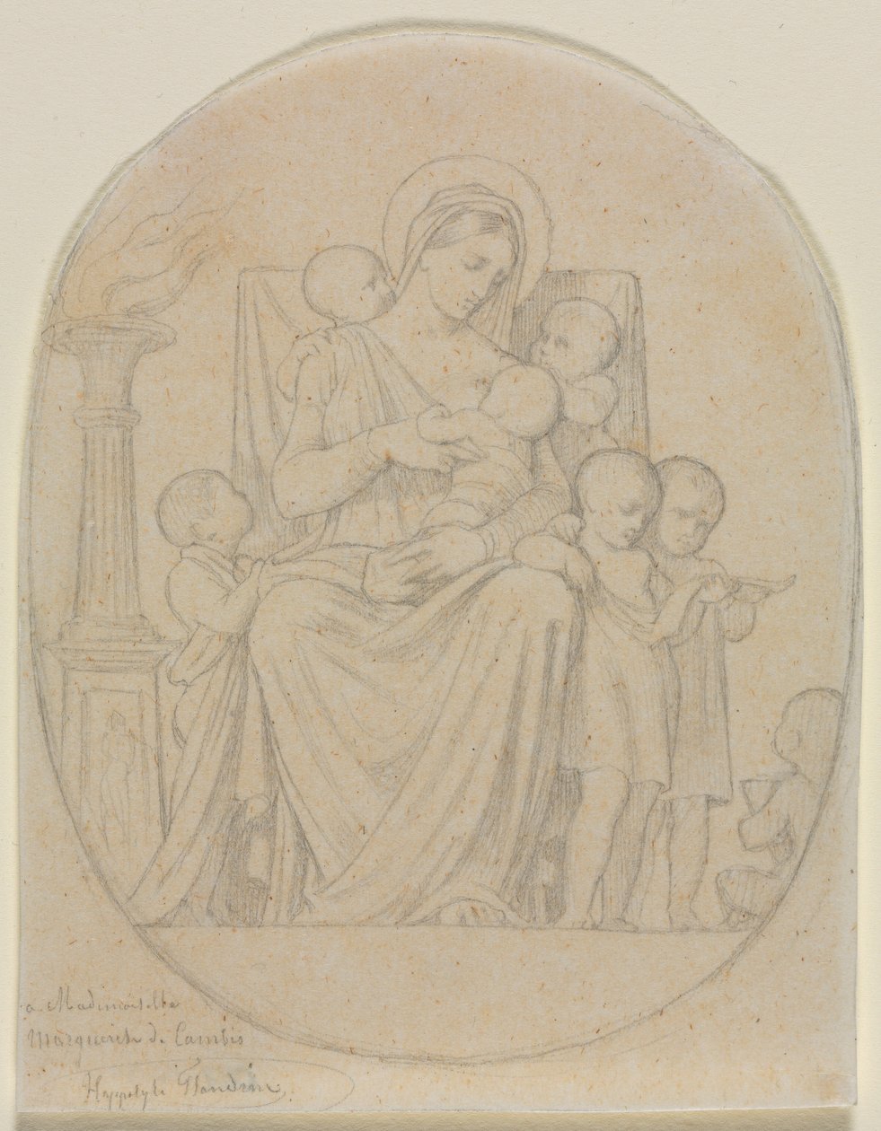 Saint Félicité and Her Seven Sons de Hippolyte Jean Flandrin