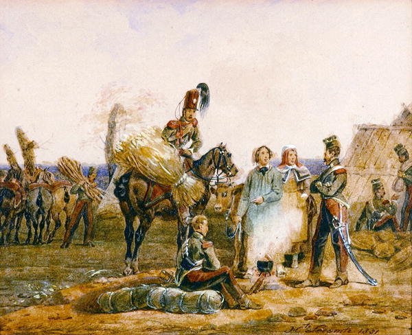 Tropas francesas de Hippolyte Lecomte