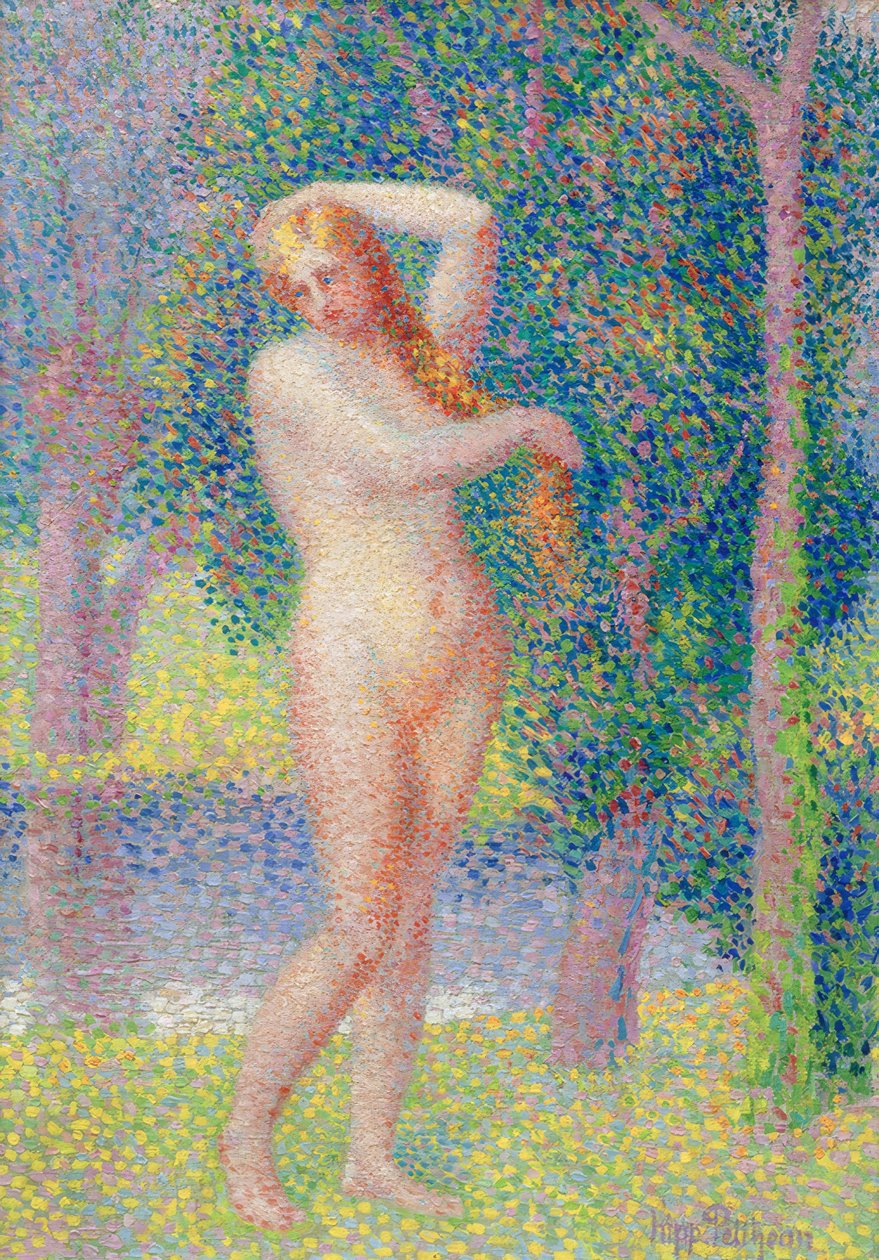 Bañista al borde del río de Hippolyte Petitjean