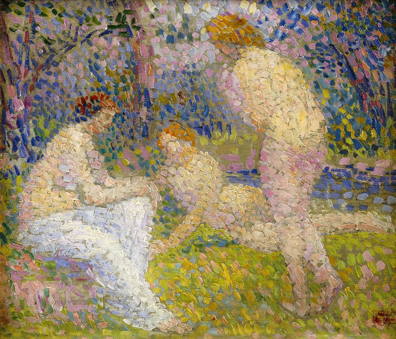Bañistas de Hippolyte Petitjean