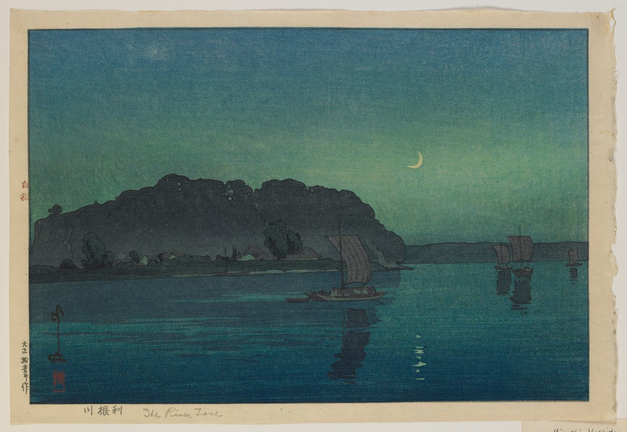 Río Tone, época de Taisho de Hiroshi Yoshida
