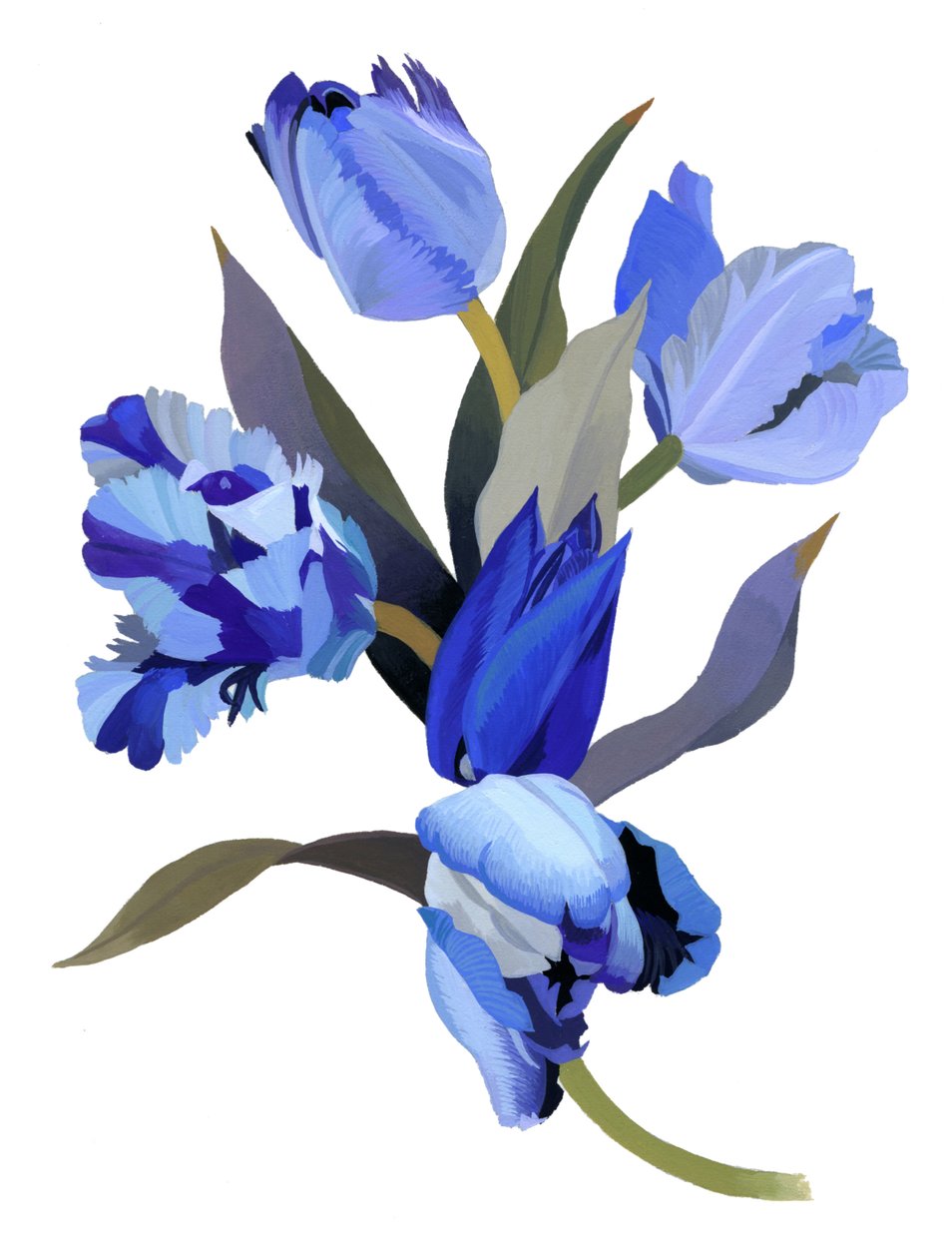 Tulipán azul de Hiroyuki Izutsu
