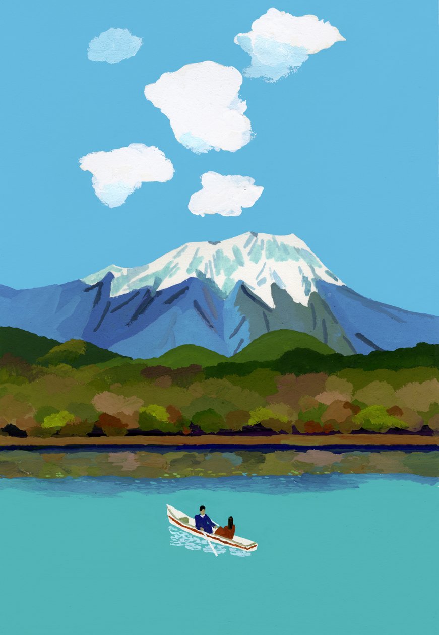 Cita en el lago de Hiroyuki Izutsu