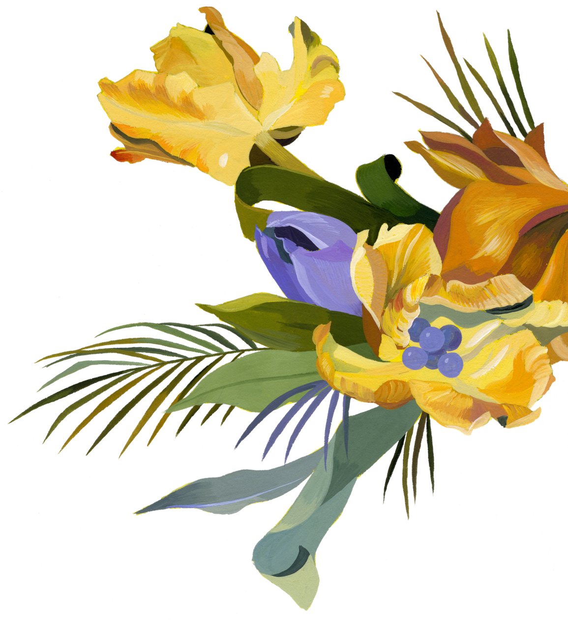 Tulipán amarillo de Hiroyuki Izutsu