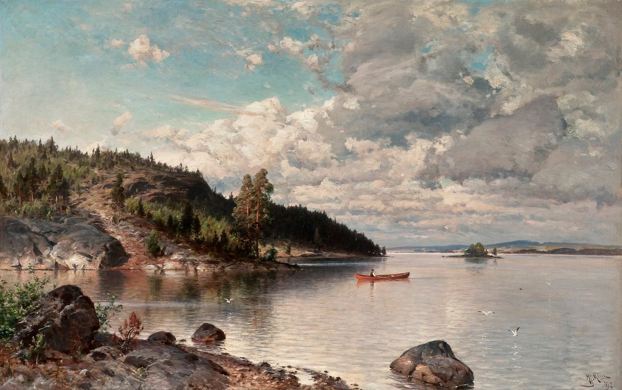 Día cálido de verano de Hjalmar Munsterhjelm