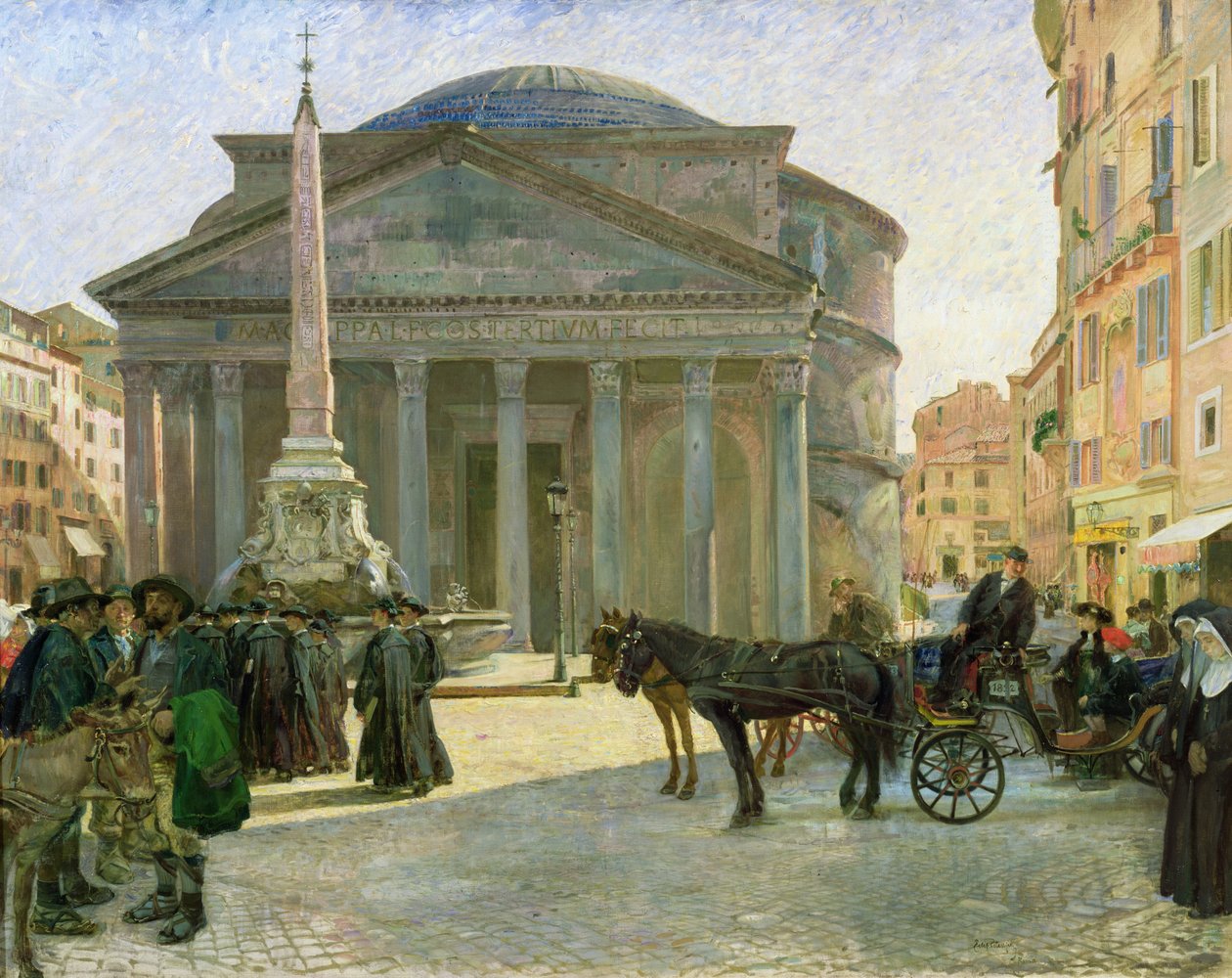 El Panteón, Roma de Hjalmer Eilif Emanuel Peterssen