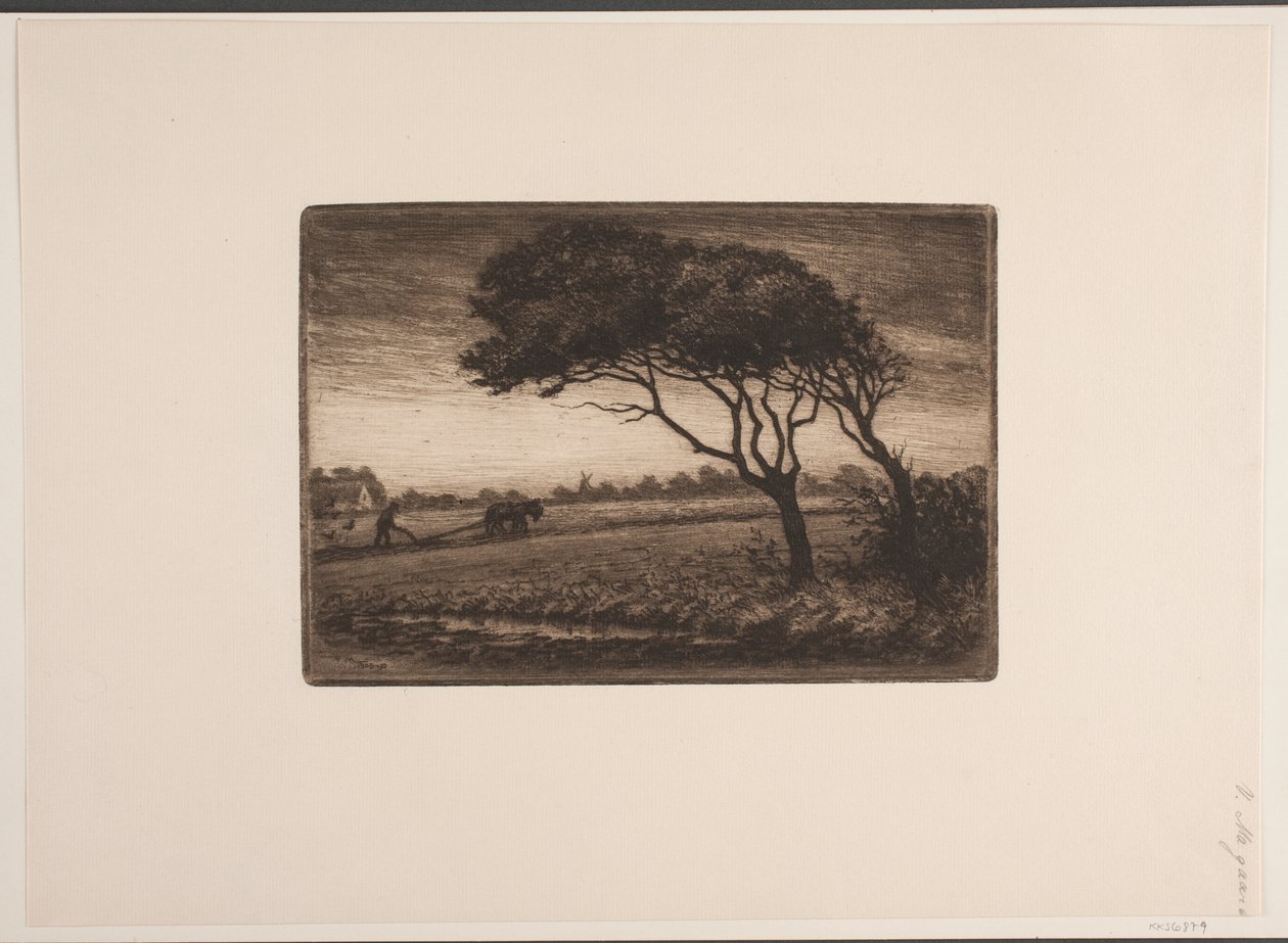 Paisaje otoñal de Holger Valdemar Rasmussen Magaard