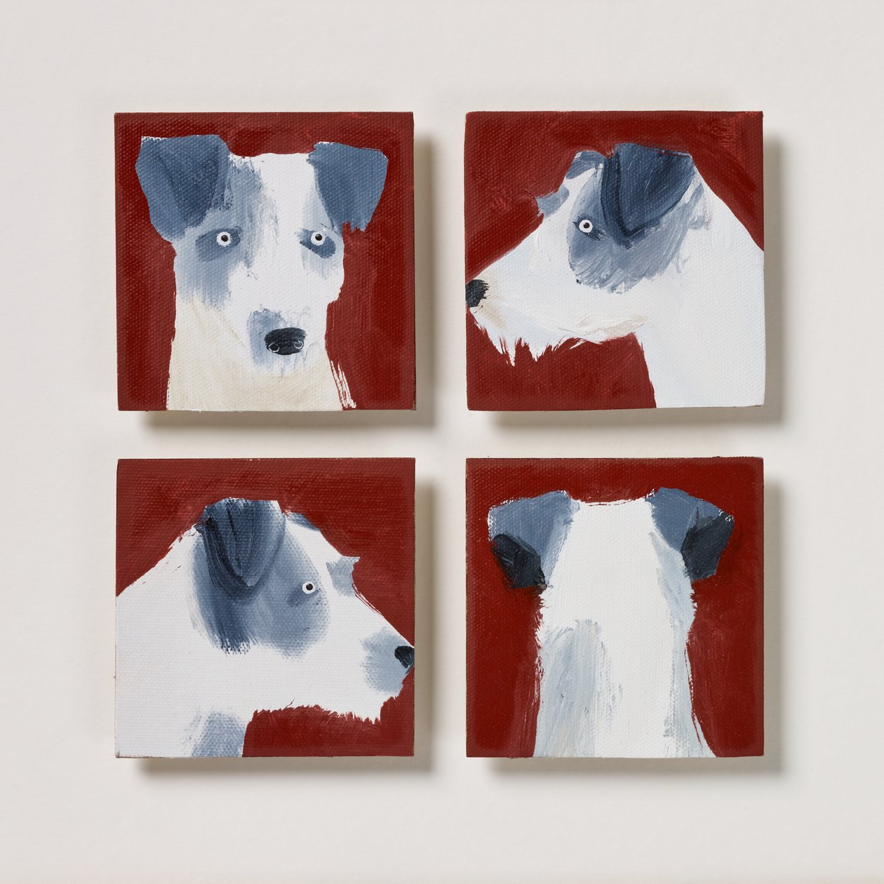 Jack Russell, 2020 (óleo sobre lienzo) de Holly Frean