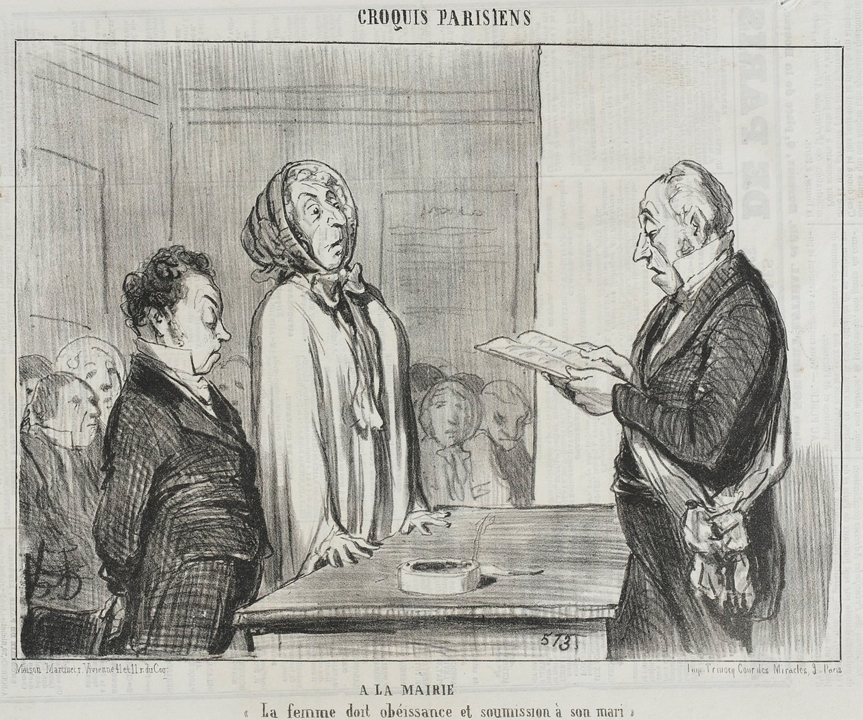 En el Ayuntamiento de Honoré Daumier