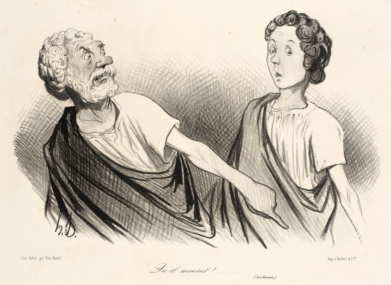 ...¡Que murió!... de Honoré Daumier