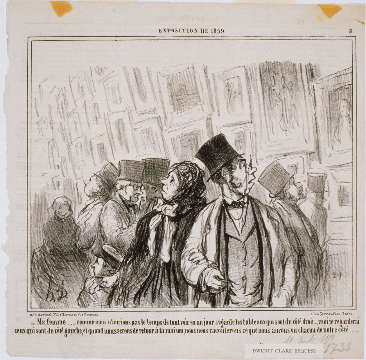 Exposición de 1859- Mi esposa... Como no tendríamos... de Honoré Daumier