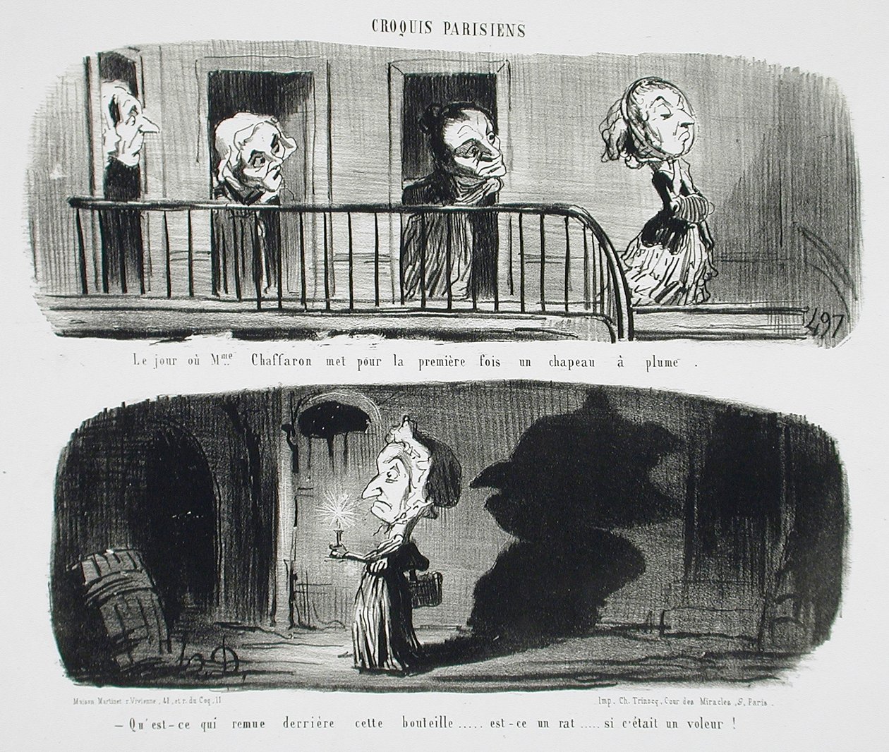 El día en que la Sra. Chaffaron pone... de Honoré Daumier