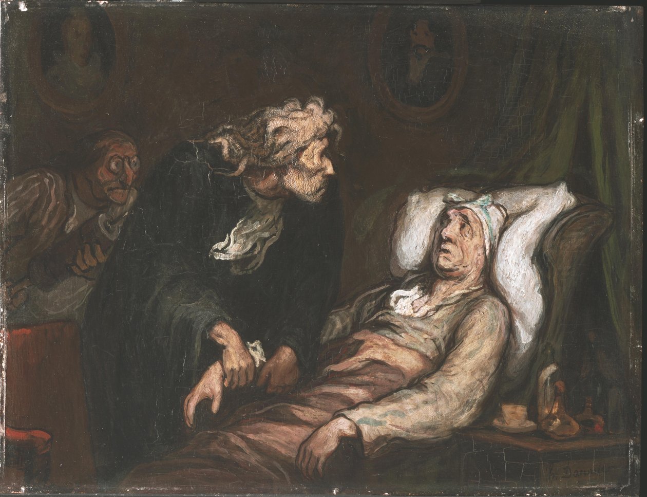 El enfermo imaginario de Honoré Daumier