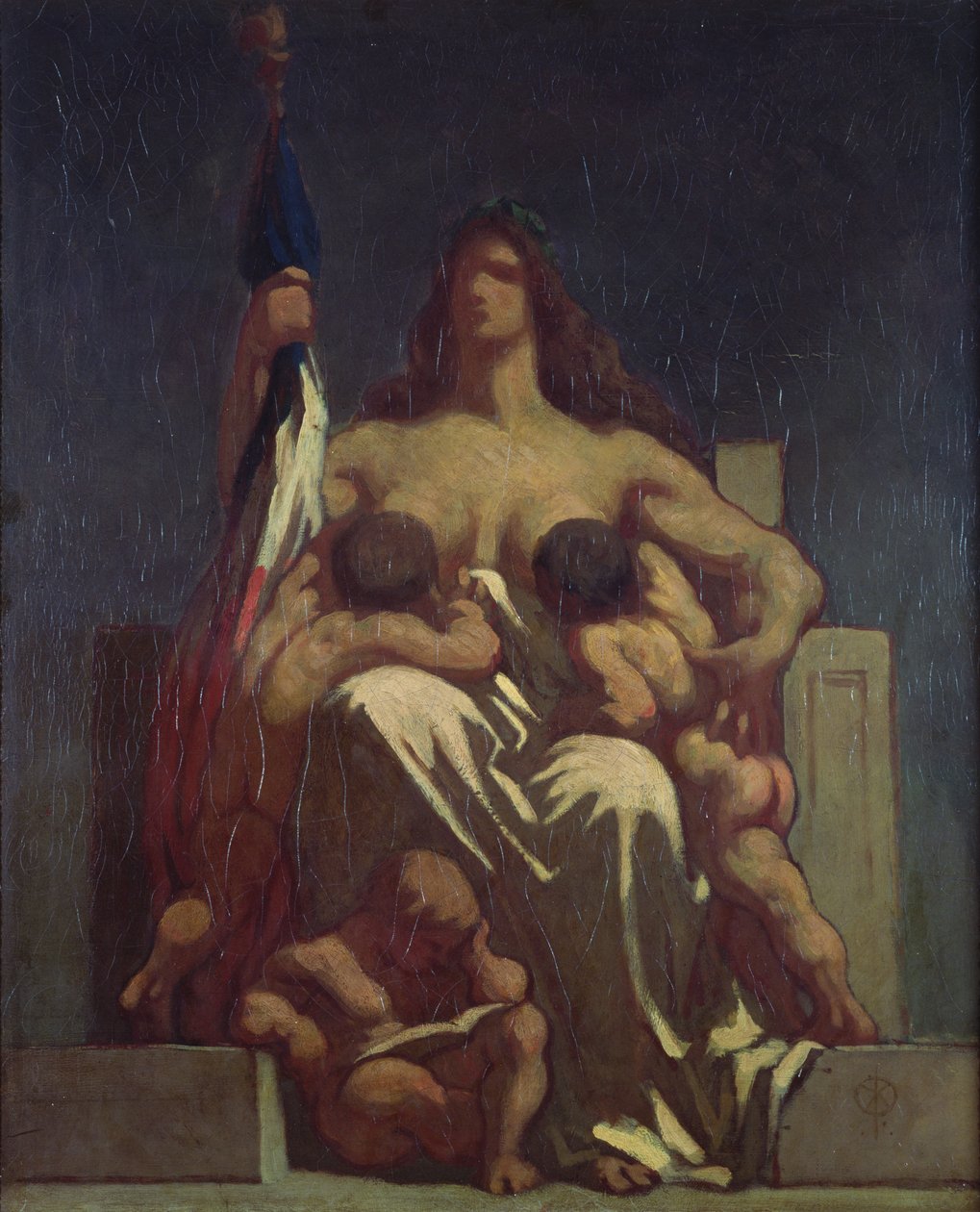 La República (boceto) de Honoré Daumier