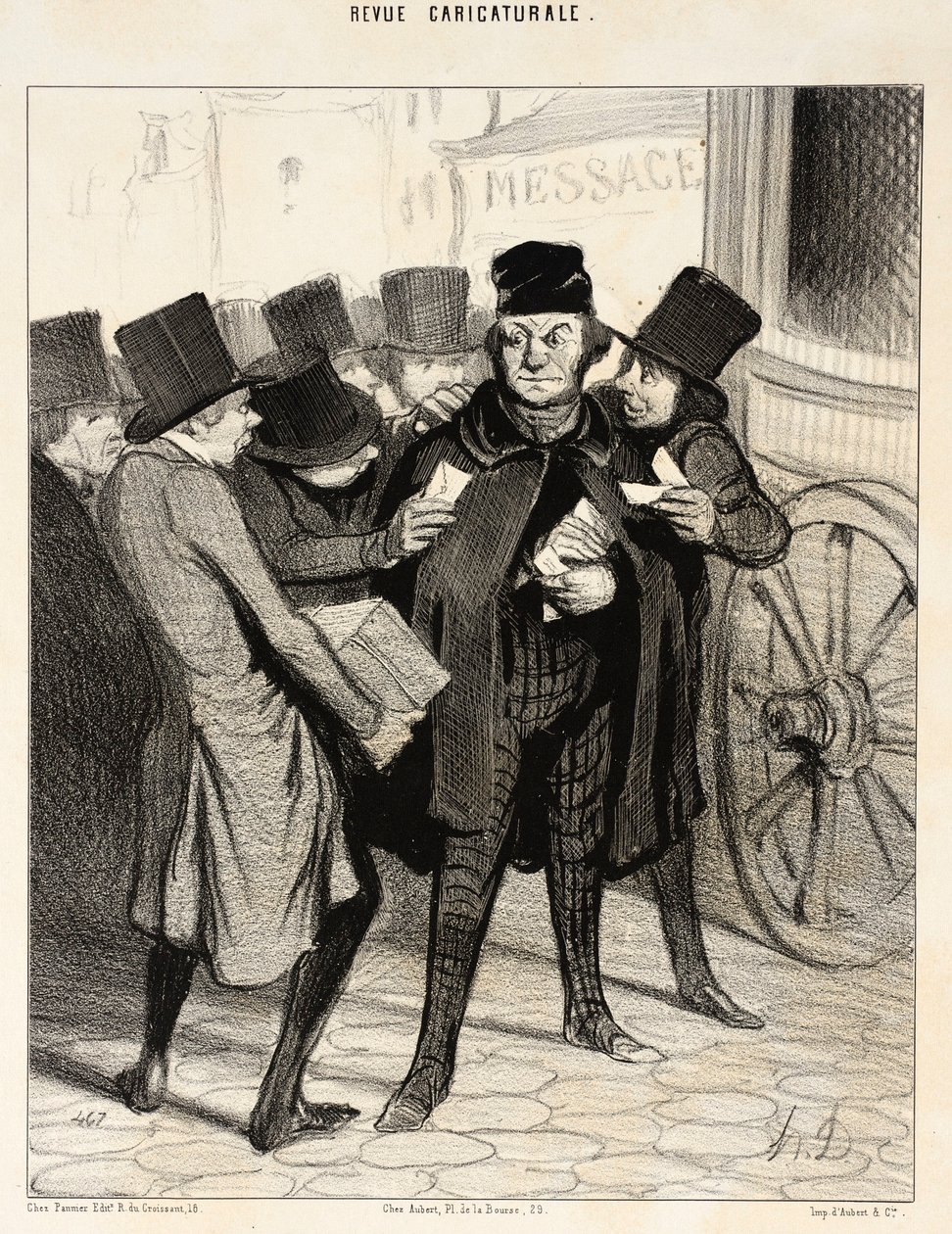 Un viaje de placer a París de Honoré Daumier