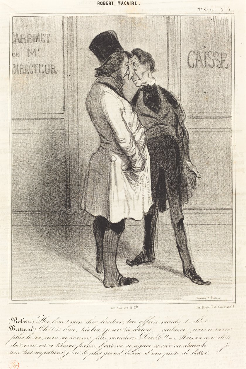 ¡Eh bien! mi querido director... de Honoré Daumier