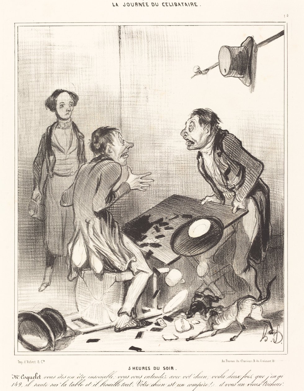 5 de la tarde de Honoré Daumier