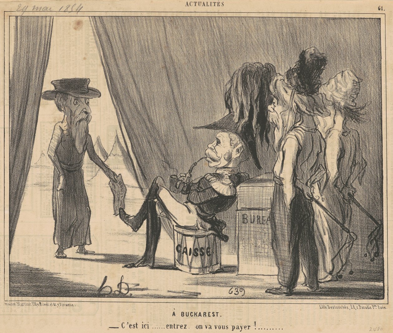 En Bucarest de Honoré Daumier