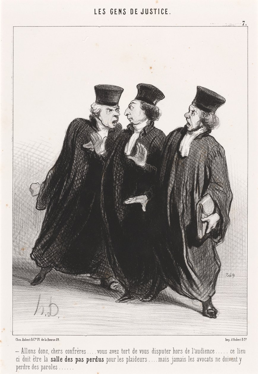 Allons donc, chers confrères... de Honoré Daumier