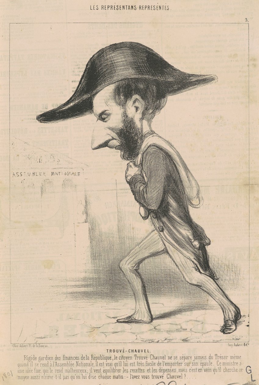 Ariste encontrado Chauvel de Honoré Daumier