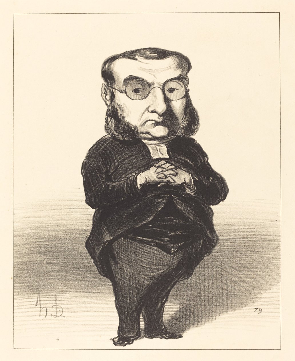 Ath. L. Charles Coquerel de Honoré Daumier