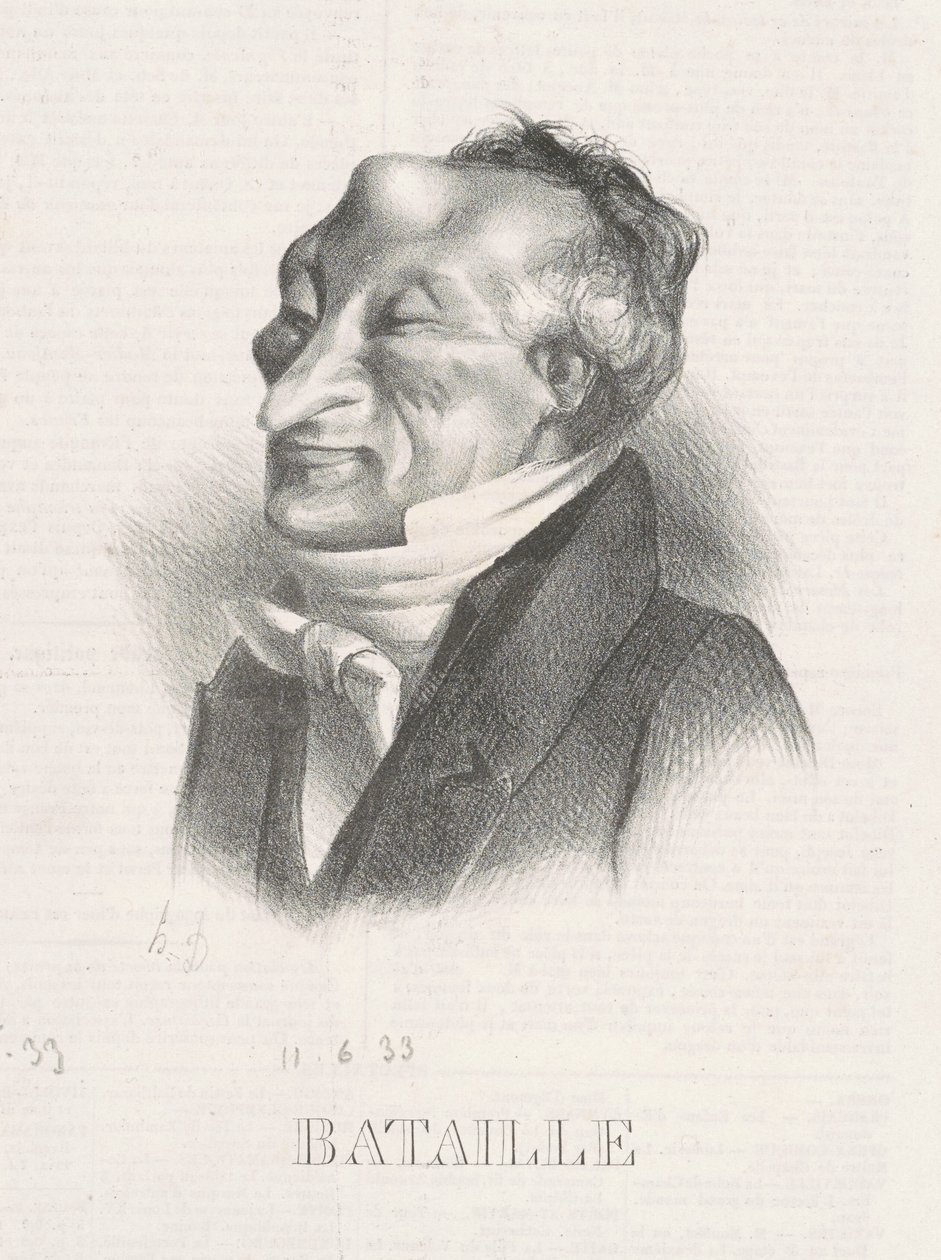Bataille (Alex. Simon Pataille) de Honoré Daumier