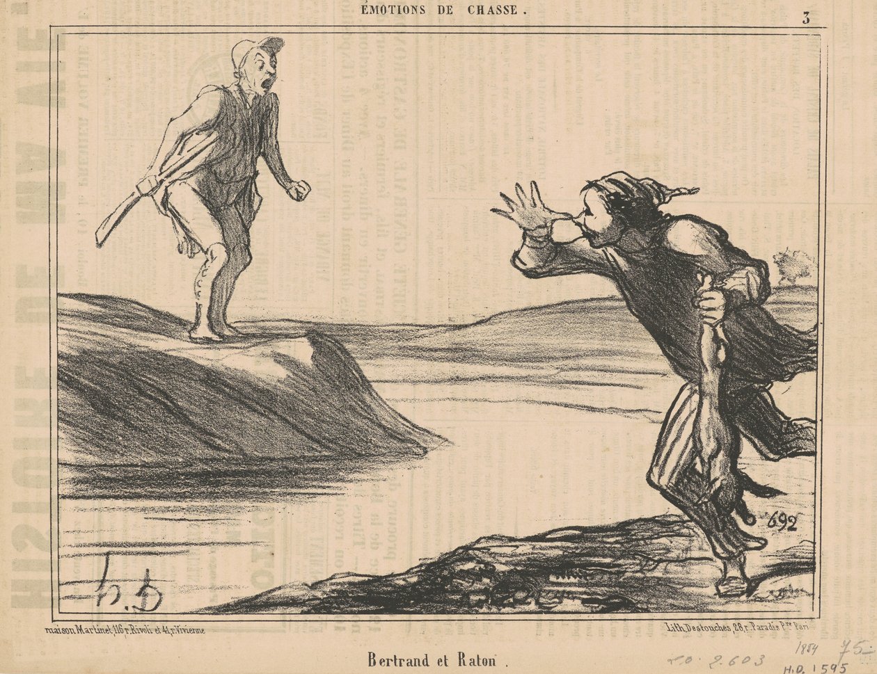 Bertrand et Raton de Honoré Daumier