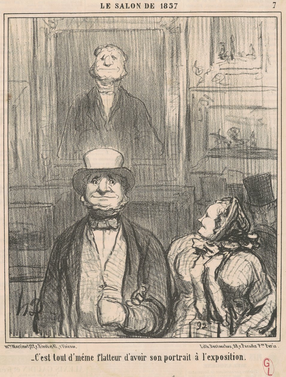Es todo un halago tener de Honoré Daumier