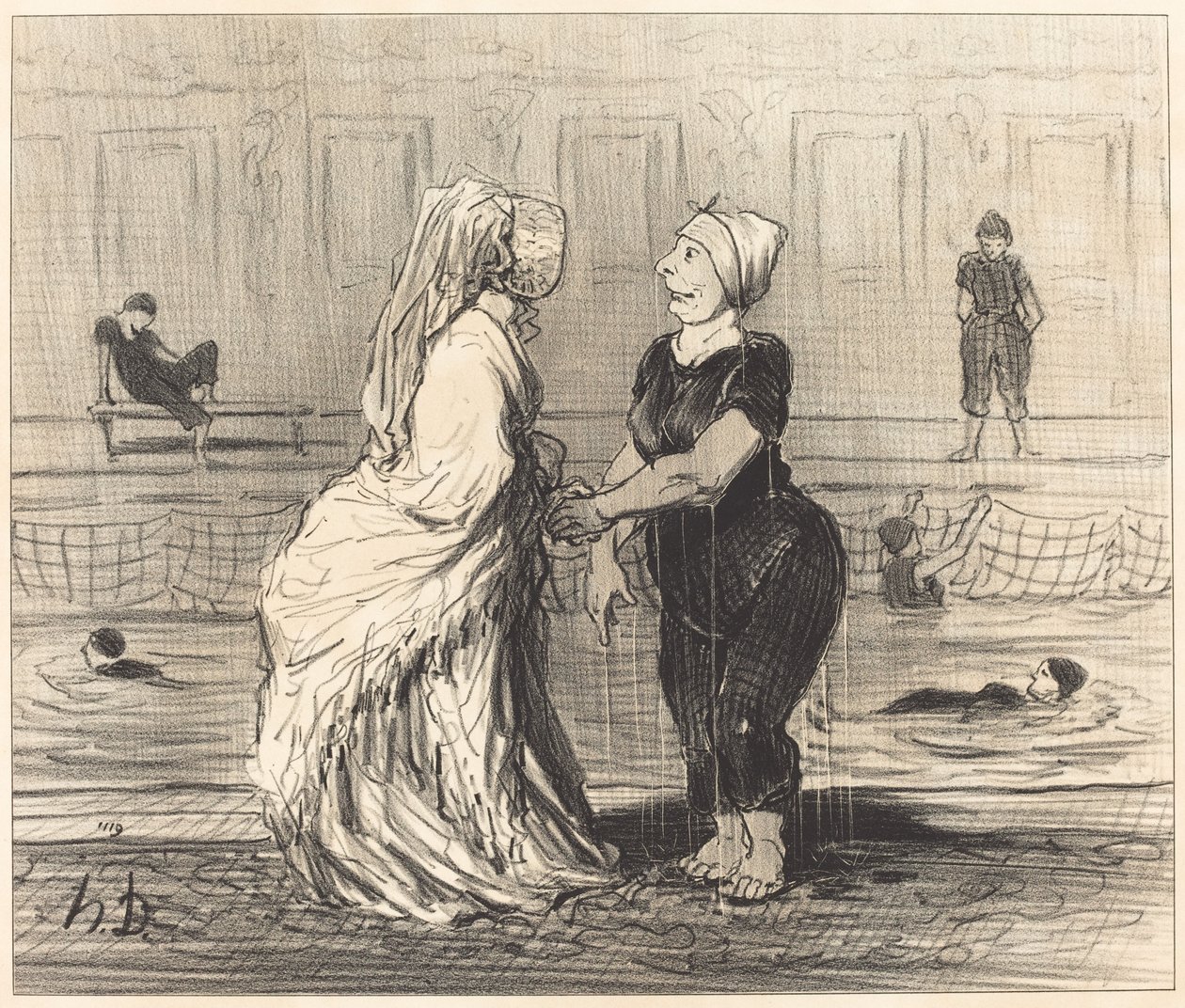 Querida baronesa, la felicito... de Honoré Daumier