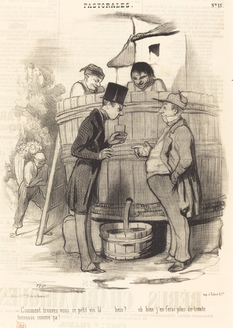 ¿Cómo encuentras este pequeño vino...? de Honoré Daumier