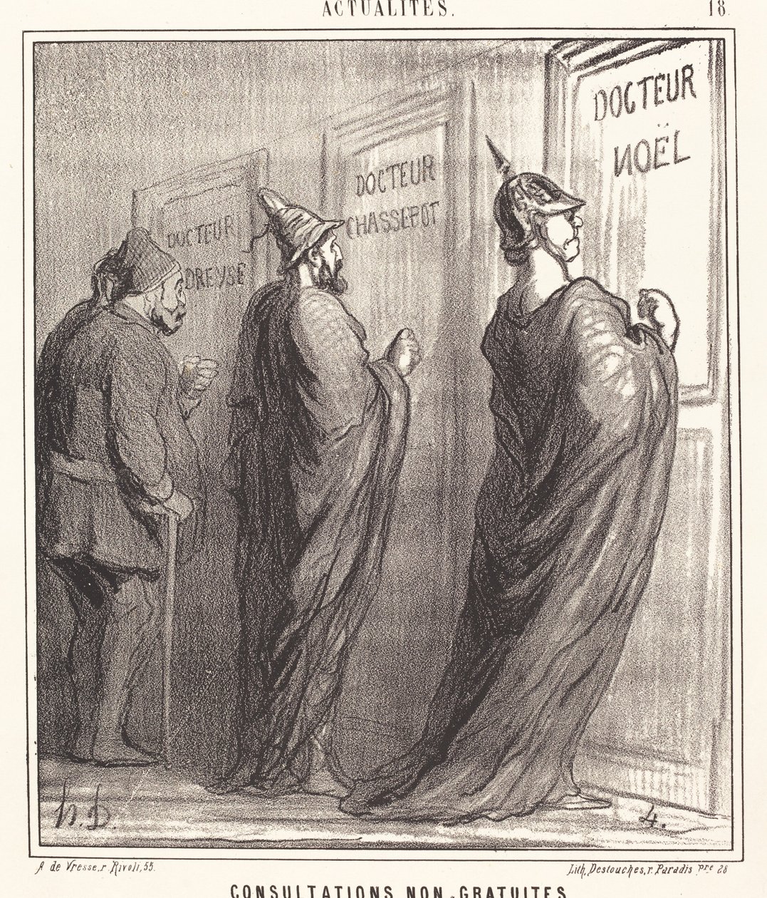 Consultas no gratuitas de Honoré Daumier