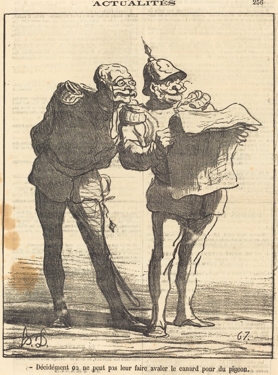Decididamente no se puede... de Honoré Daumier