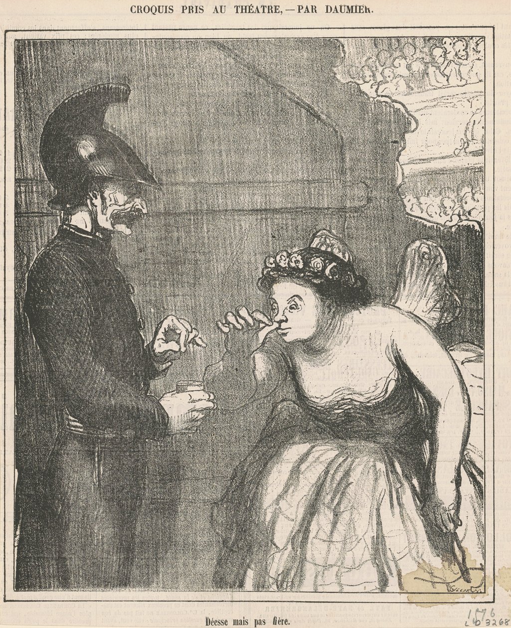 Diosa pero no orgullosa de Honoré Daumier