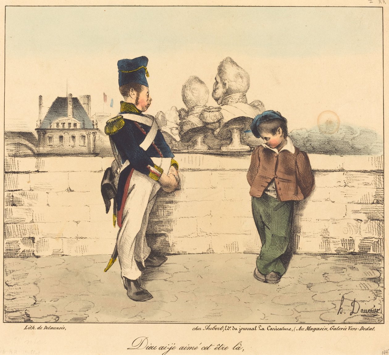 Dios, ¿he amado a ese ser? de Honoré Daumier