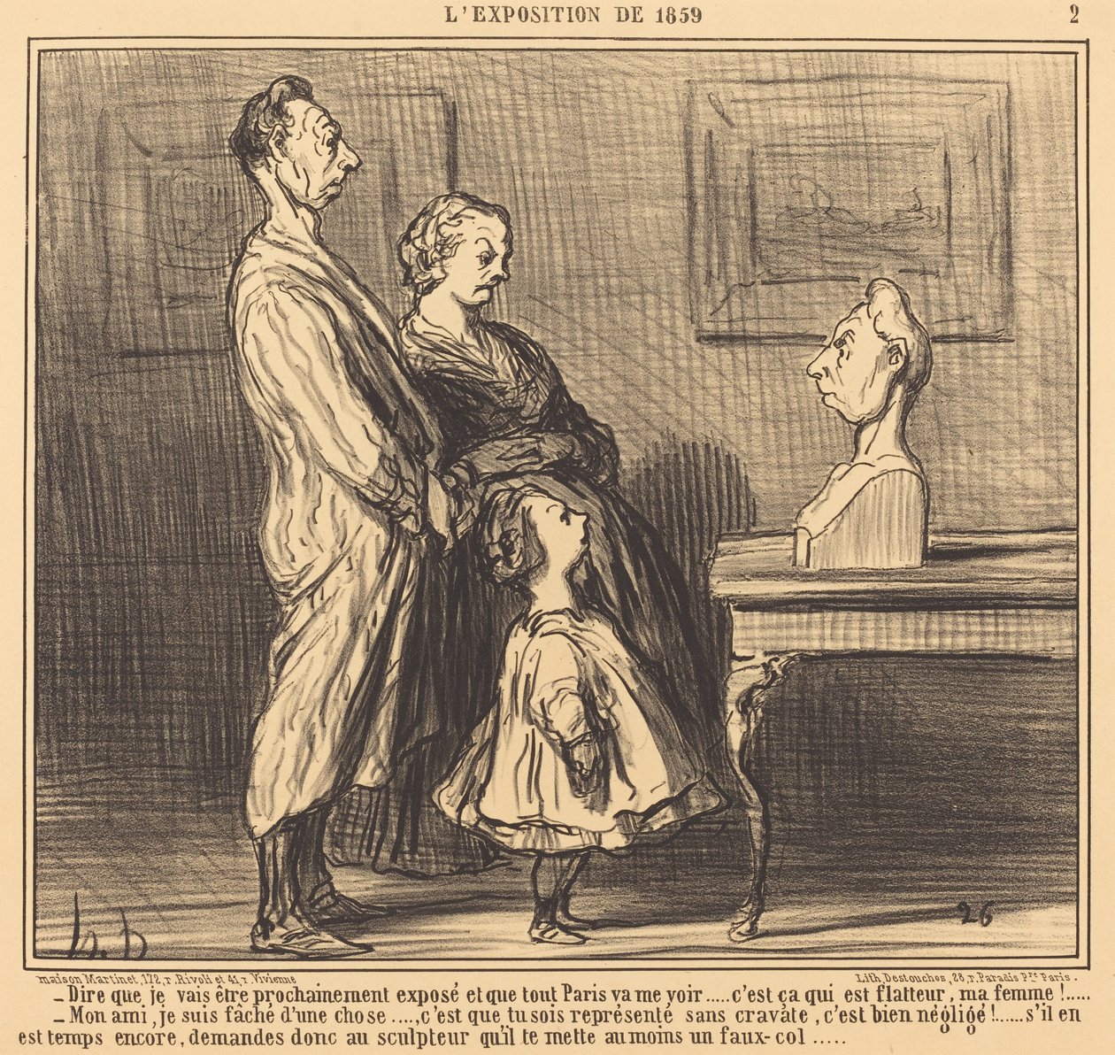 Dire que voy a ser... expuesto... de Honoré Daumier