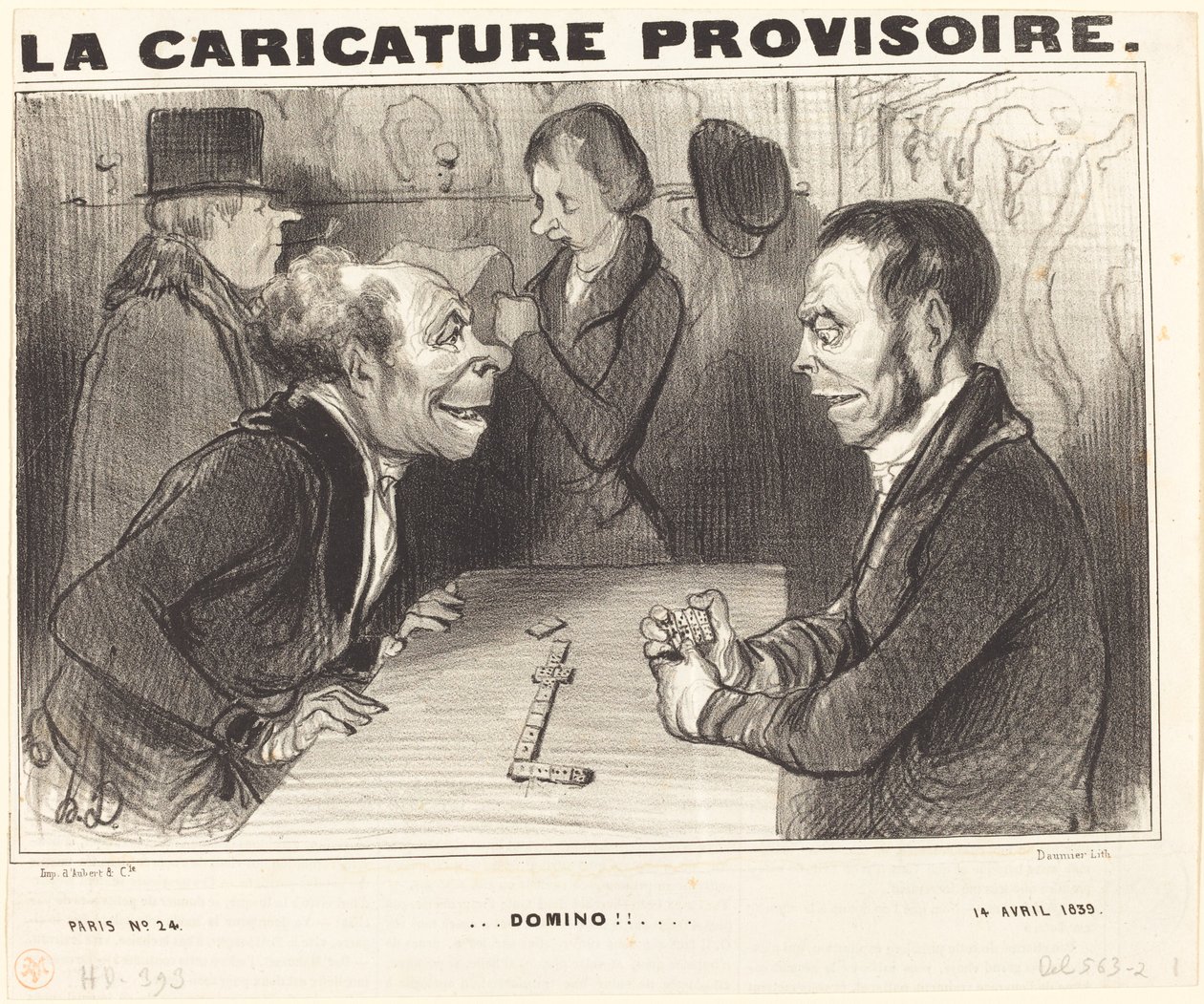 ¡Domino! de Honoré Daumier