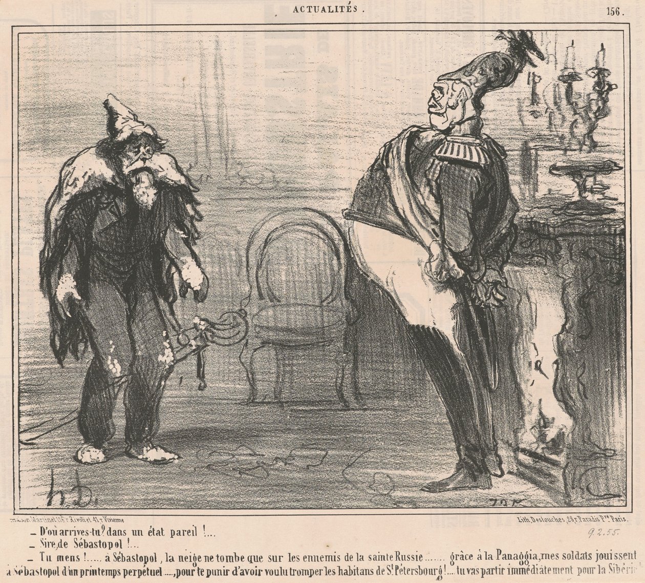 ¿De dónde vienes? de Honoré Daumier