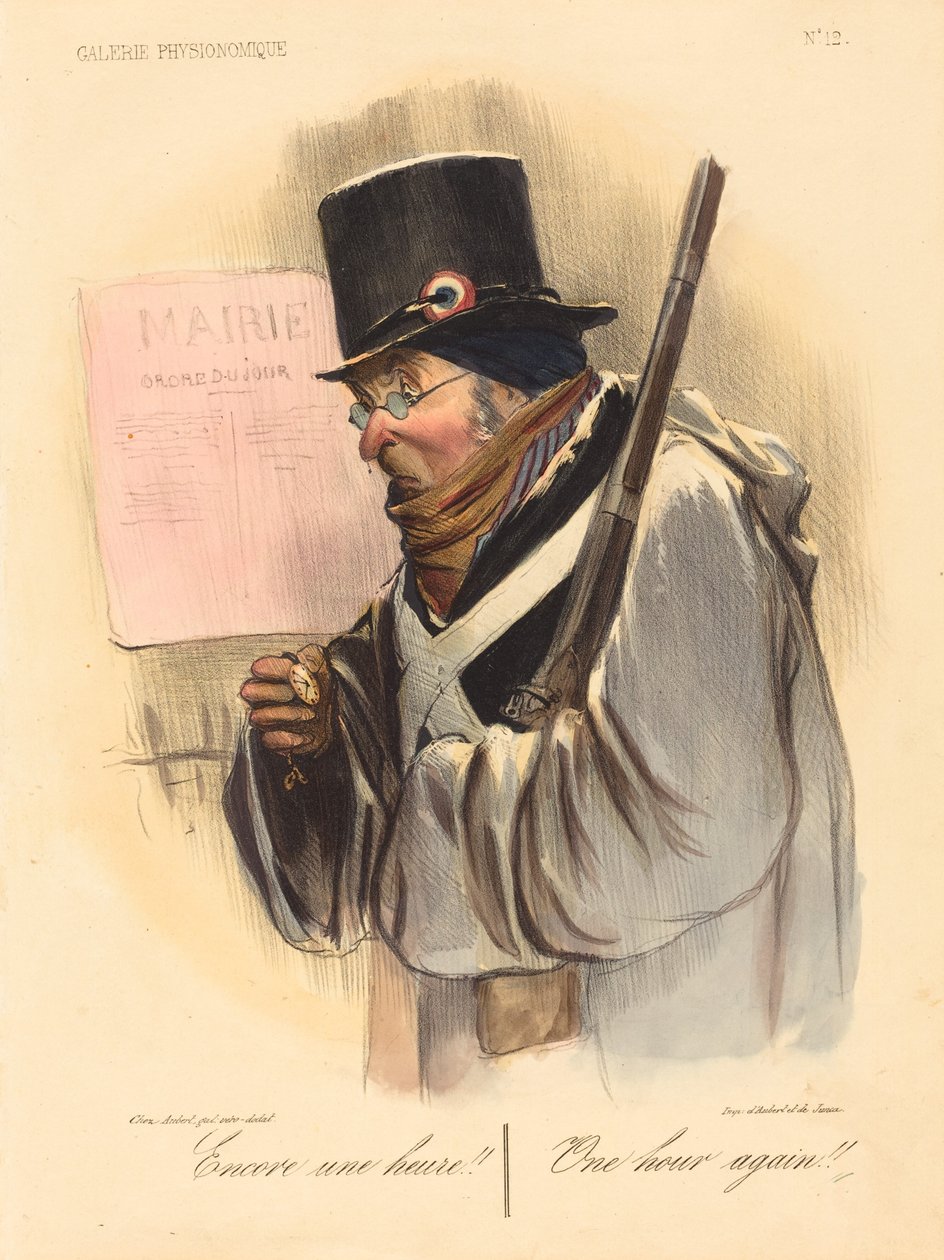 ¡Una hora más! de Honoré Daumier
